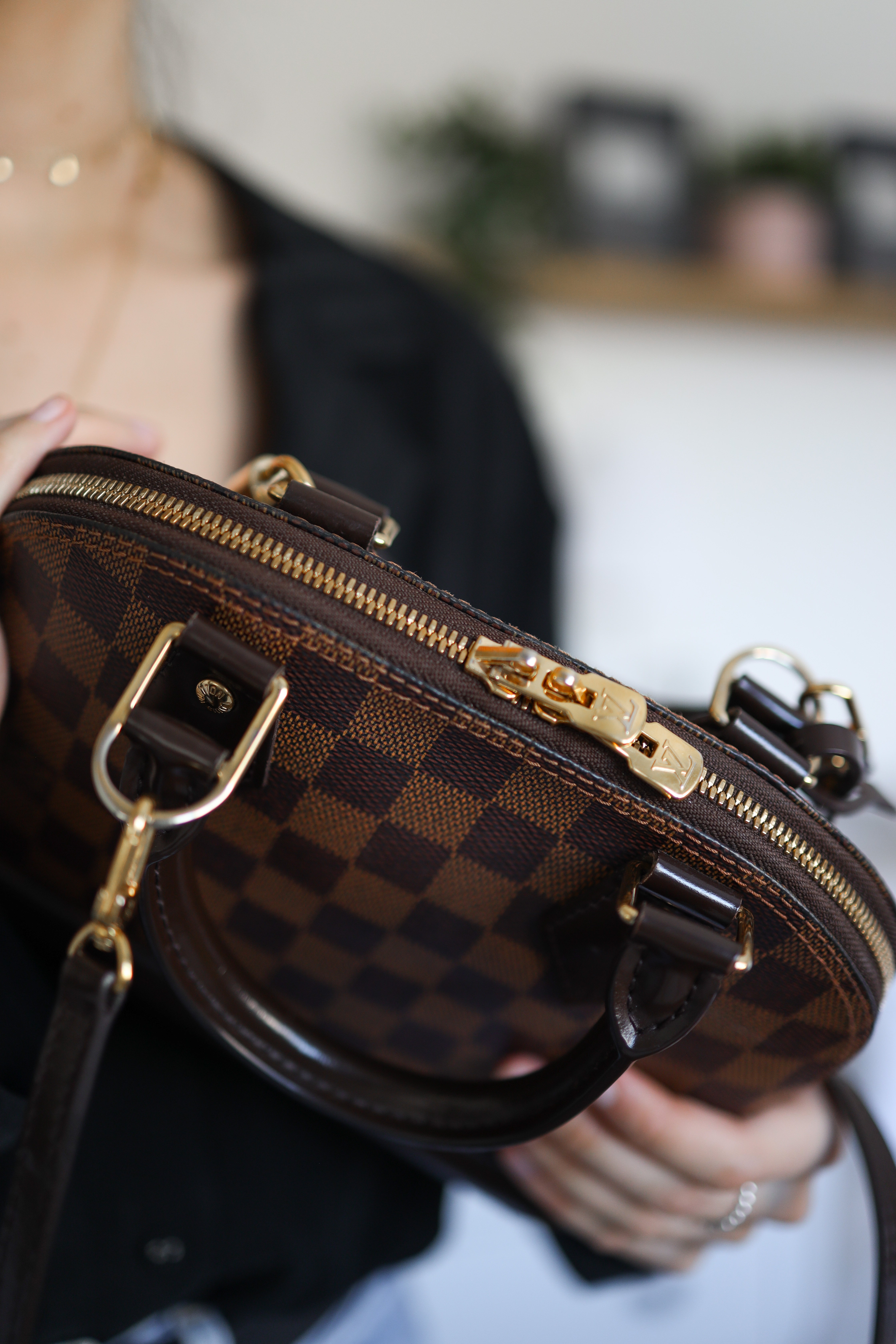 REVIEW, Alma BB in Damier Azur